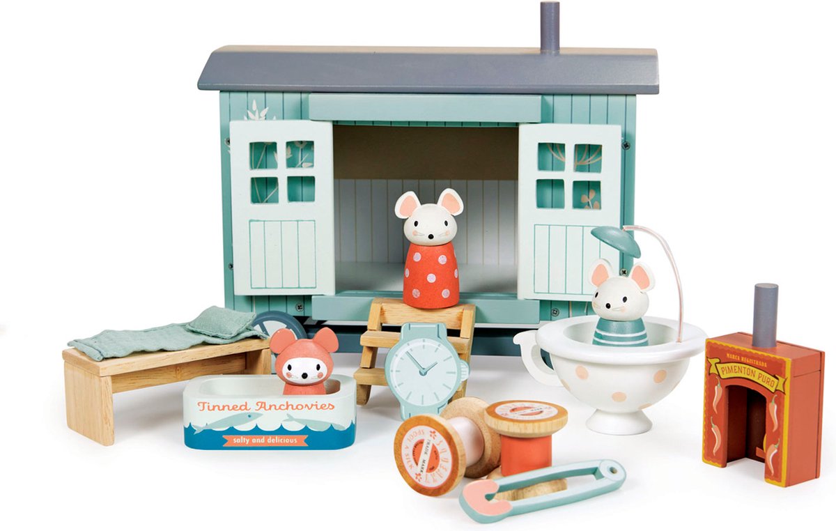 TENDER LEAF Preschool - Herdershut - Met Accessoires - Hout - 3 Jaar