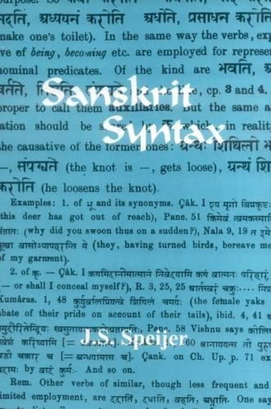 Sanskrit Syntax - cover