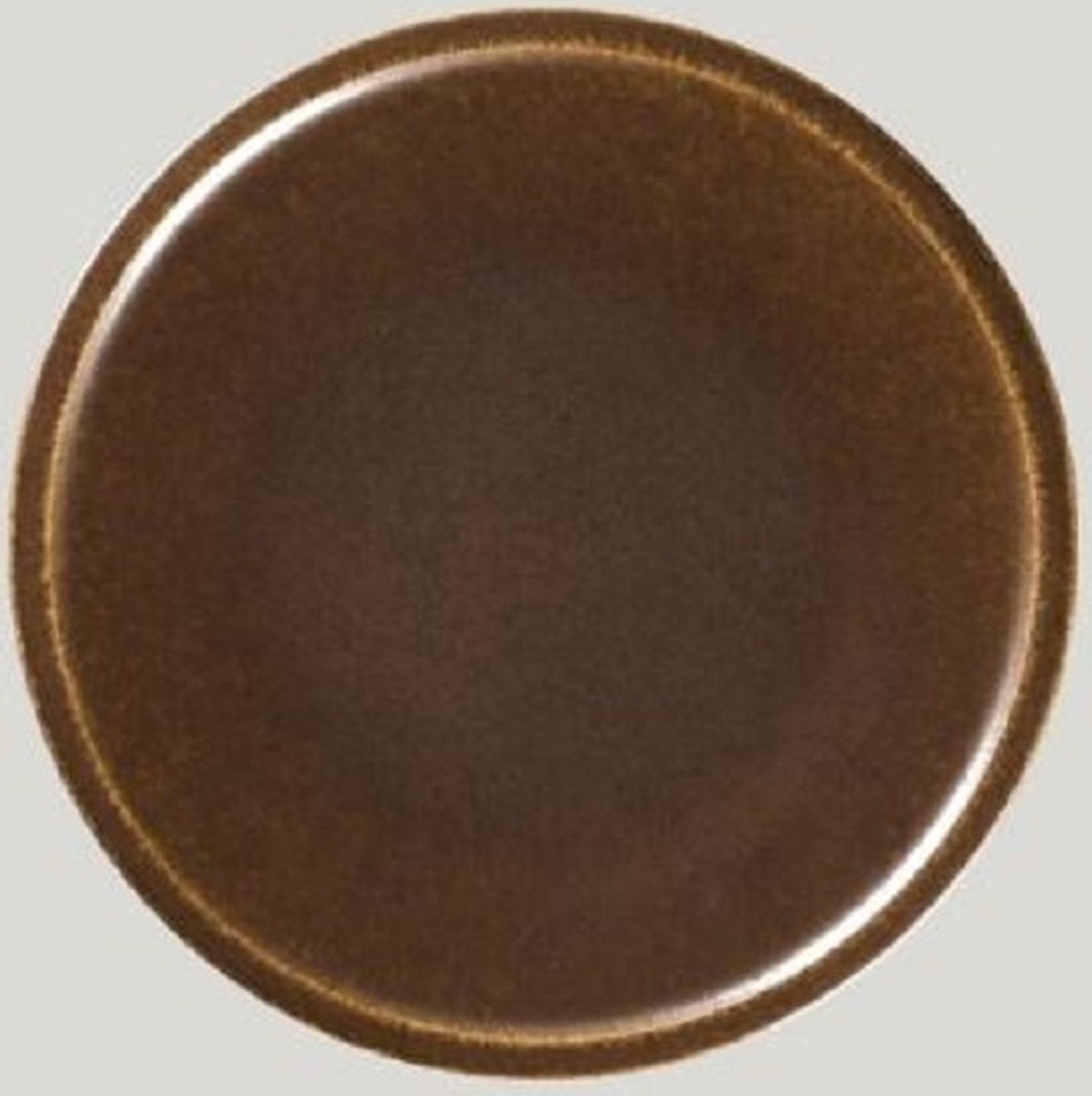 RAK EASE bord platte coupe - roest - ROEST d 24 cm
