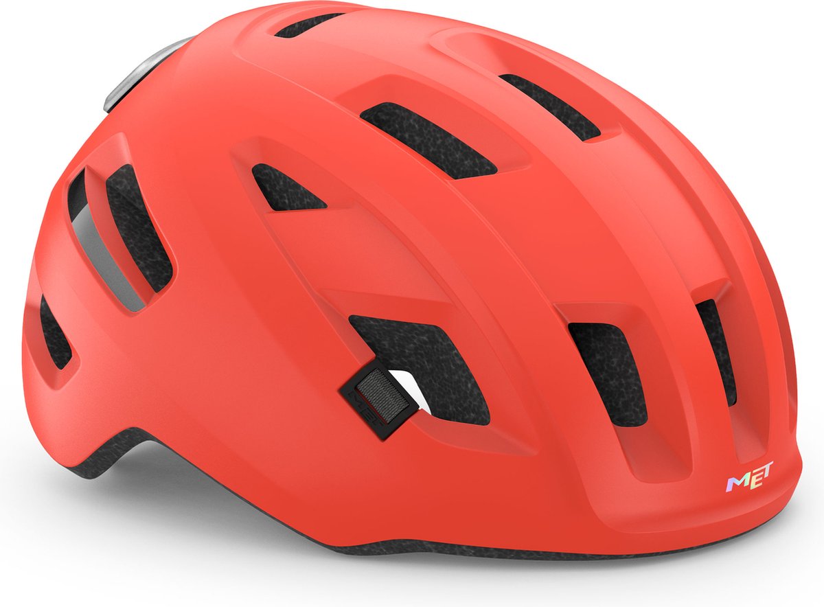 MET E-Mob Fietshelm Mannen & Vrouwen - Fietshelm E Bike Volwassenen - Maat S (52-56cm) - NTA8776 - Coral
