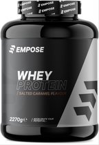Empose Nutrition Whey Protein - Eiwit Poeder - Eiwitshakes - Salted Caramel - 2270 gram