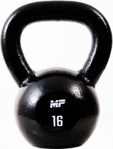 Muscle Power Gietijzeren Kettlebell - Zwart - 16 kg
