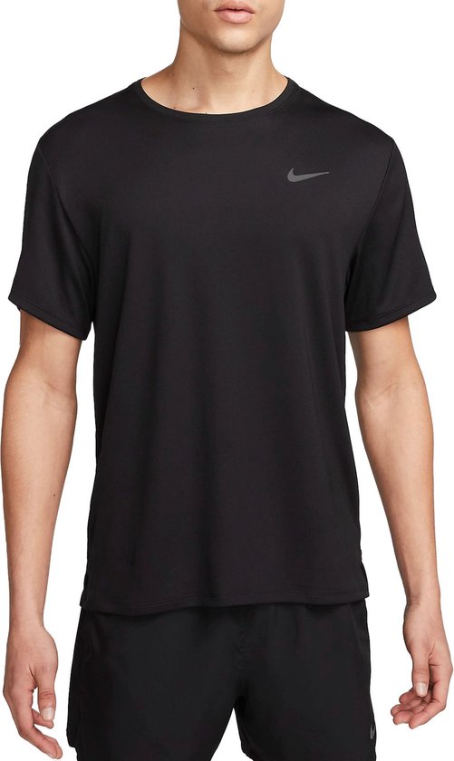 Nike Dri-Fit UV Miler - Hardloop Shirt - Zwart - Heren