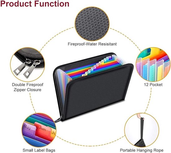 Angoily Organisateur De Documents Format Grand Classeur