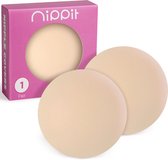 Nippit 2 stuks nipple covers - Zelfklevende tepelplakkers - Siliconen tepelstickers - Herbruikbaar - Blank - Bh accessoires