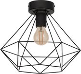 EGLO Tarbes Plafondlamp - E27 - Ø 32,5 cm - Zwart