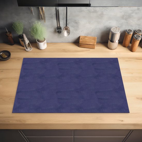 KitchenYeah® Inductie beschermer 76x51.5 cm - Inductie beschermer - Leer - Structuur - Dierenhuid - Kookplaataccessoires - Afdekplaat voor kookplaat - Inductiebeschermer - Inductiemat - Inductieplaat mat