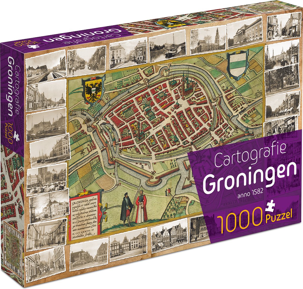 Groningen Cartografie Puzzel (1000 stukjes)