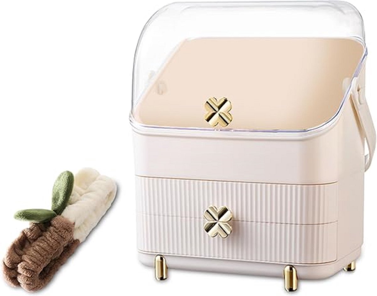 make-uptafel, parfumorganizer - osmetics organizer for storage - cosmetica-organizer voor opslag
