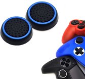 Gadgetpoint | Gaming Thumbgrips | Performance Antislip Thumbsticks | Joystick Cap Thumb Grips | Accessoires geschikt voor Playstation PS4 PS5 & Xbox & Nintendo Pro Controller | Zwart/Lichtblauw