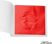 AliRose - Intens Rood Decoratief Papier - 100 vellen - Voor Creatieve Projecten - DIY - Nail Art - Sieraden