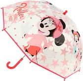 Disney Minnie Mouse paraplu - roze - D71 cm - voor kinderen