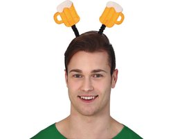 Oktoberfest/bierfeest verkleed diadeem/haarband - bierpullen - Bier thema accessoires