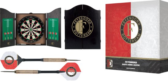 Engelhart - 065017 - Dart cabinet set, inc competition dartboard 2 sets