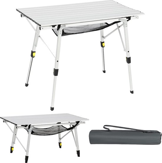 Campout Campingtafel - 120x70x70cm - Bamboe | Webwinkel