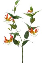 Kunstbloemen - Zijde Bloemen - Nep bloemen Luxe Bloemen - Gloriosa 120 cm - Natuurlijk Bloemen