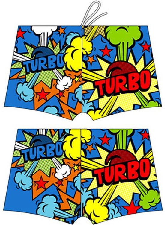 Turbo Pop Zwembokser Veelkleurig 2XL Man