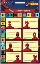 Spiderman Cadeau Labels - Naam Stickers - Cadeau Versiering - Labels - Sluitzegel - Feestdagen - Envelop Sticker - Kado - Naam Tags - Etiketten - Gift Labels - School - Sinterklaas - 16 stuks