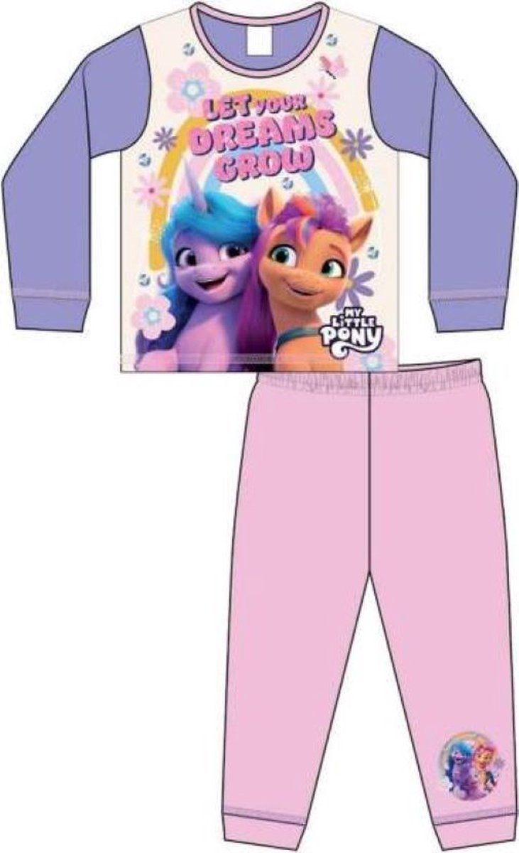 My Little Pony pyjama - paars met roze - MLP pyama - maat 110