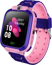Kinder Smartwatch - Smartwatch Kids Met GPS Tracker, Camera en SOS-alarm - Waterdicht - iOS en Android - GPS Horloge Kind - Smartwatch Kinderen - GPS Tracker Kind - Roze