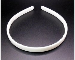 Diadeem smal wit