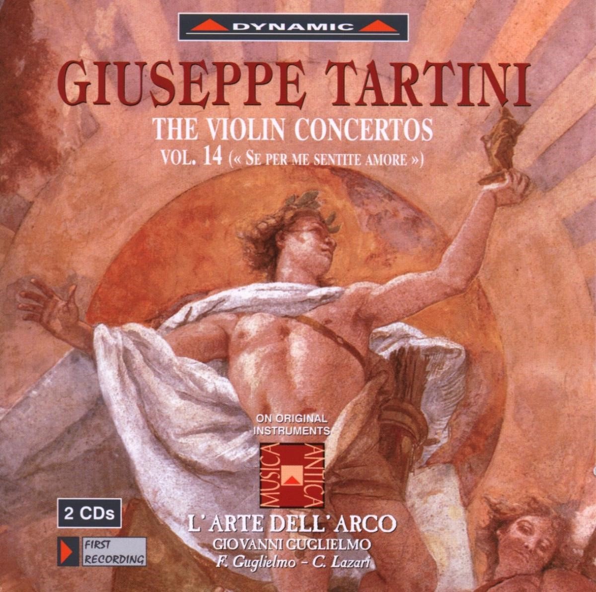 L'Arte Dell'Arco, Giovanni Guglielmo - Tartini: The Violin Concertos (Volume 14) (2 CD)