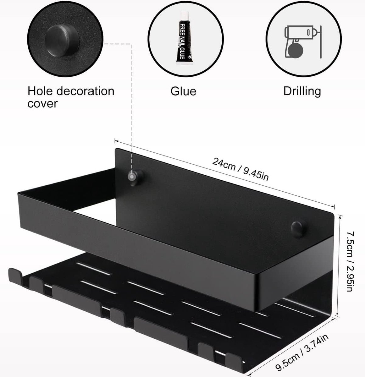 Hangorganizer Katoenen Touw 3 Niveaus Katoen Linnen Aan De Muur
