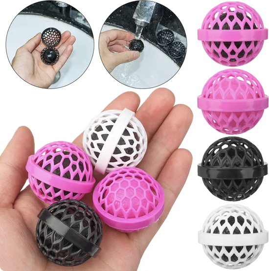 IXEN Kruimel Verzamelaar - Schoonmaakbal voor Rugzak - Handtasreiniger met Kleefbal voor Stof en Kruimels - Reisaccessoire voor Tas en Rugzak Onderhoud - Zwart