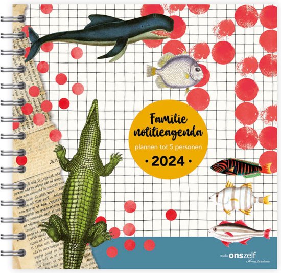 Studio Onszelf Familienotitieagenda 2024 - harde kaft - 19x19 cm