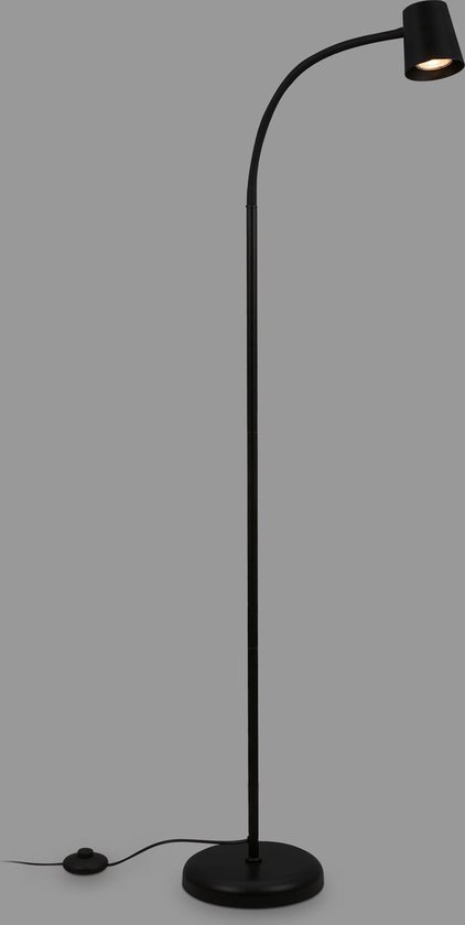 BRILONER - SKRIVA - Lampadaire, 127,5 cm, 1x GU10, max 9W, noir