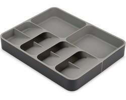 Joseph Joseph DrawerStore Bestekcassette - Bestekorganiser - Uitschuifbaar - Grijs