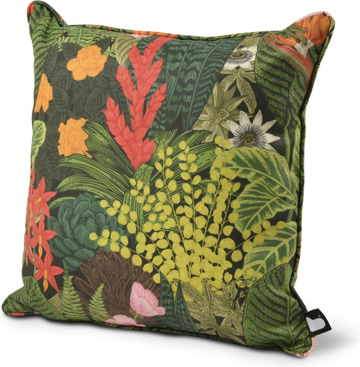 Extreme Lounging - b-cushion art collection - decoratieve sierkussens voor tuin - binnen & buiten - uv- en waterbestendig - 43x43cm - Graphic leaves