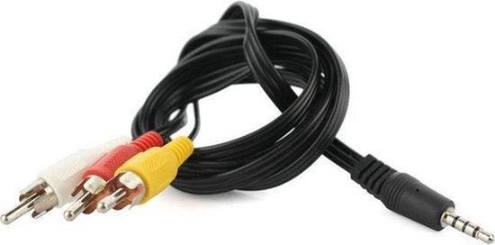 1,5 m 5 pi Y 3,5 mm Prise Jack Audio 1 Male à Mâle Dual 3 Câble Adaptateur  Jack Rca... | bol.com