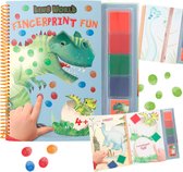 Depesche - Dino World Fingerprint Fun - livre de coloriage