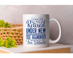 Mok Retired under New Management See Grandkids For Details - GrandparentsLove - Gift - Cadeau - ProudGrandparents - GrandparentLife - BlessedGrandparents - Grootoudersliefde - TrotseGrootouders - GrootouderLeven - GrootouderMomenten
