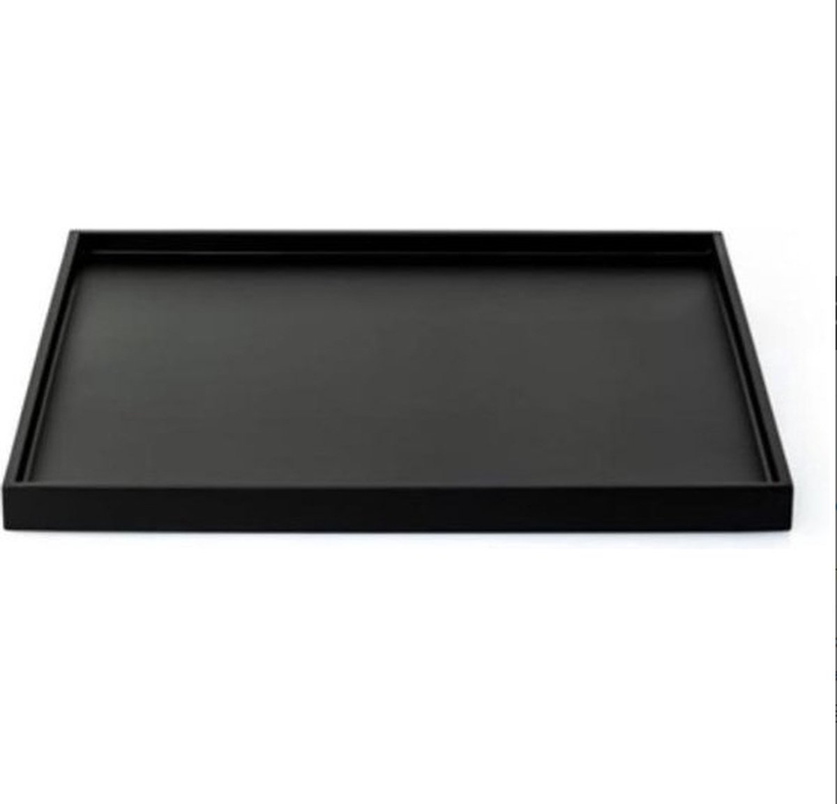 Blackk Interiors - Eiken fineer dienblad - Zwart - 45 x 85 x 4 cm (lxbxh)