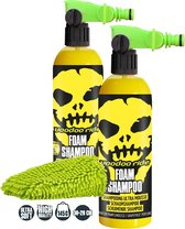 VooDoo Ride Foam Gardena koppeling Shampoo Set bestaande uit 2x 750 ml Shampoo incl Gratis WashMitt