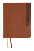 NIV Journal the Word Bible- NIV, Journal the Word Bible (Perfect for Note-Taking), Large Print, Leathersoft, Brown, Red Letter, Comfort Print
