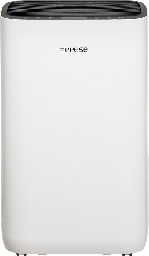 Foto: Auronic luchtontvochtiger compact series 20l per dag was droog functie slaapkamer badkamer en woonkamer wit
