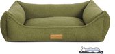 Orthopedische Hondenmand Boucle Groen L 100cm / Ook in M&XL / Wasbare hoes!