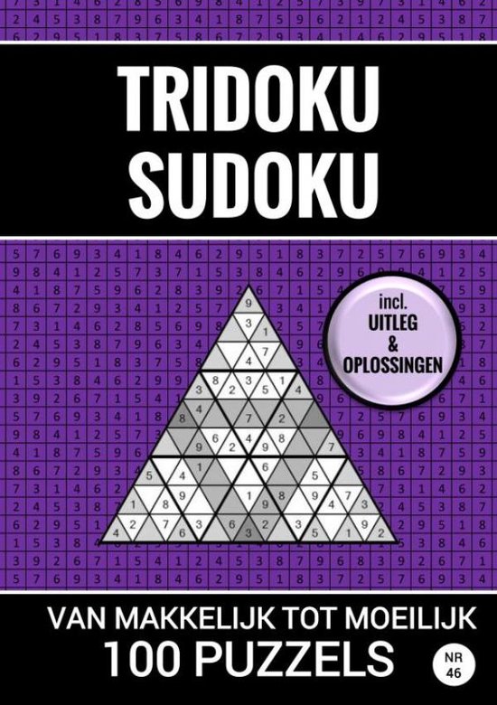 Tridoku Sudoku - 100 Puzzels Makkelijk tot Moeilijk - Nr. 46 - cover