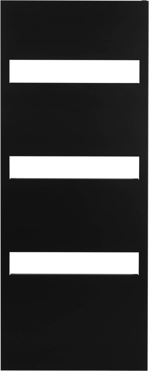 Ben Paros designradiator 675W 60,5x154,3cm mat zwart