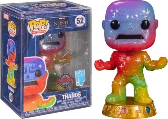 Funko Pop! Art Series: Marvel The Infinity Saga - Thanos (Rainbow Metallic) - US Exclusive