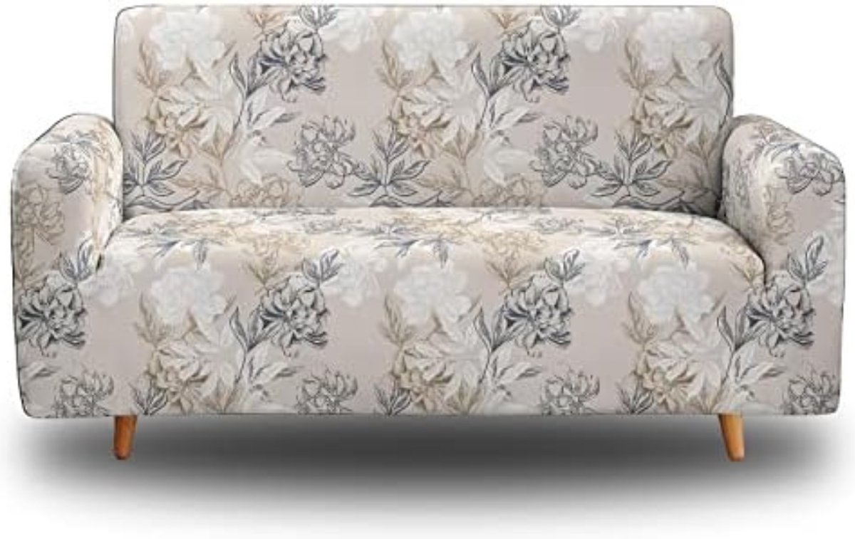 Elysium Bankhoes 2 Zitsbank - Zetelhoes 2 Zit - Bankhoes Stretch - Bloemetjes Patroon