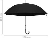 Bol.com vidaXL-Paraplu-130-cm-zwart aanbieding