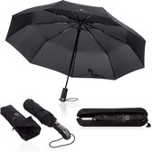 Paraplu stormbestendig tot 140 km/u - incl. paraplutas & reisetui - zakparaplu met automatische opening, klein, licht en compact, Teflon-coating, windbestendig, stabiel