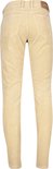 Achterkant van een beige corduroy broek voor heren met Gardeur logo.
