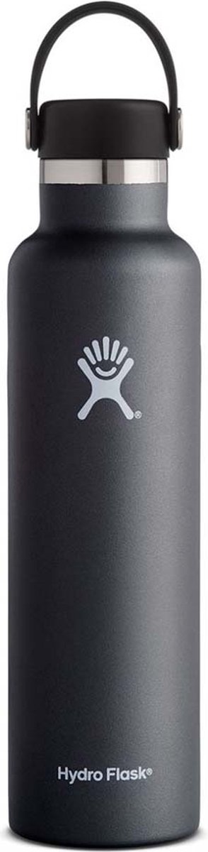 Hydro Flask Standard Mouth Flex Cap Drinkfles (709 ml) - Zwart – foto 8