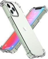 Ceezs telefoonhoesje geschikt voor Apple iPhone 13 Pro hoesje shockproof / schokbestendig transparant