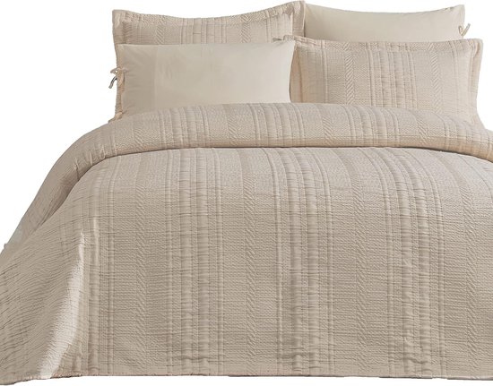 UNIVERS-DECOR Set Copripiumino Dodo Microstar 220x240 Cm A 2 Piazze + 2 Cuscini 60x60 Cm E 2 Cuscini 50x70 Cm - Trattamento Antiacaro, Made In France